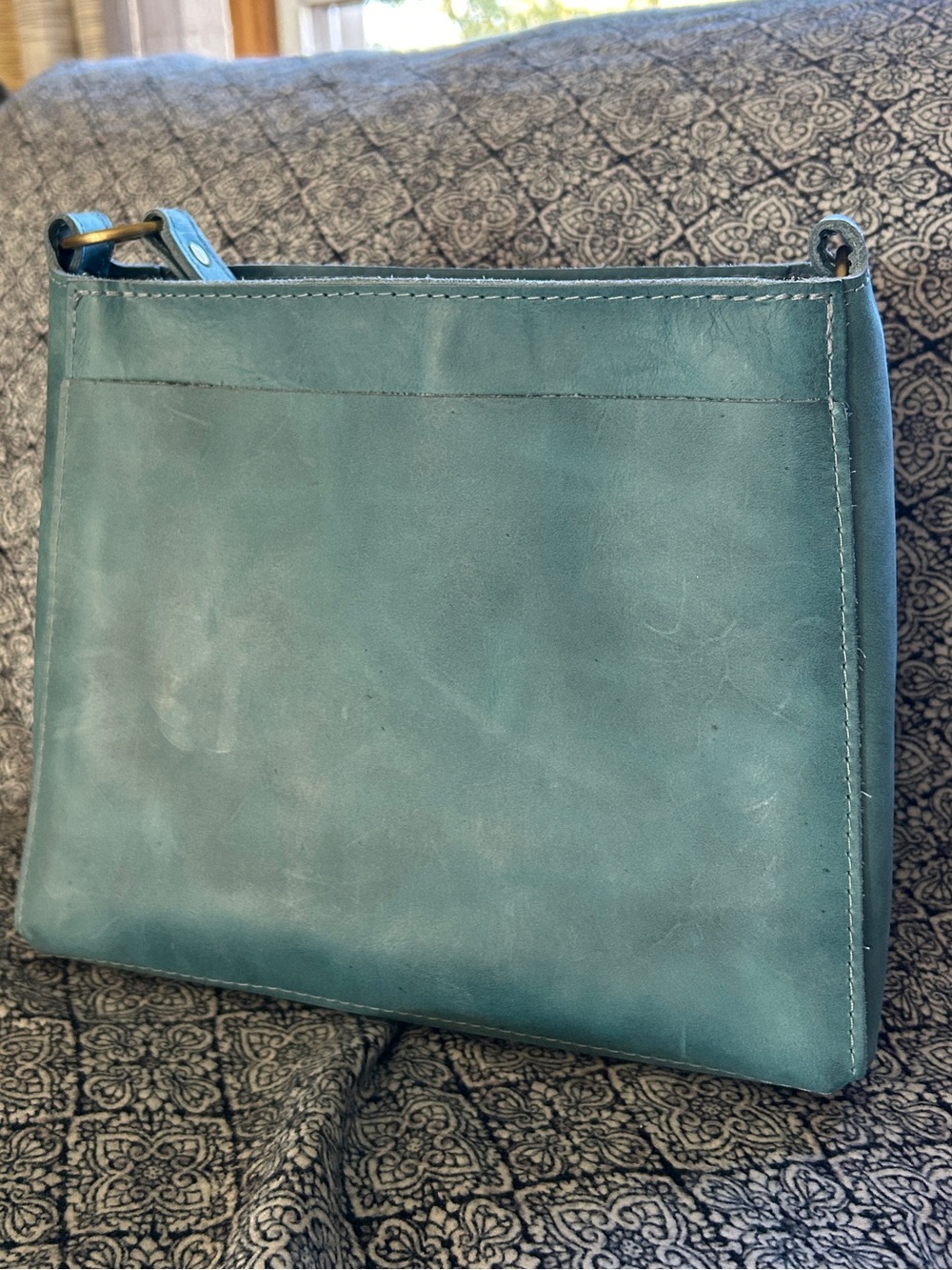 Portland Leather Goods Aqua Triangle